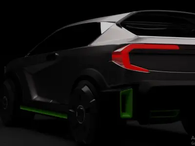  Futuristic Vision Concept SUV 3D model