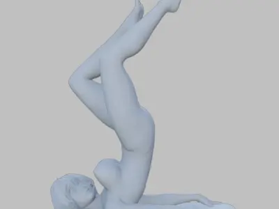 Gym Sexy Girl 3D print model