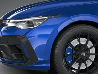 Volkswagen Golf R Variant 2025 3D model