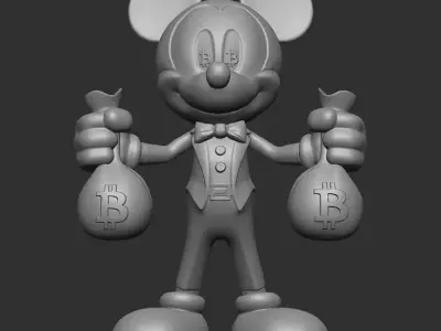 Mickey Mouse BTC 3D print model