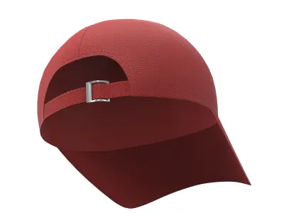 Baseball Cap Casual Low-poly 3D model