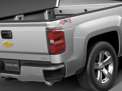 Chevrolet Silverado 1500 Double Cab CG 2015 3D model