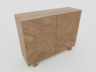 Modern Bar Cabinet 3D model