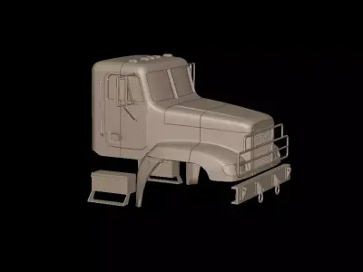 Freightliner M916A1 3D Print Model 3D print model