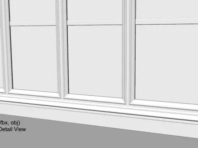 Square Window 3D model