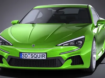 Generic Coupe GT 2017 3D model