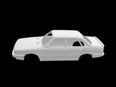 Audi 80 B2 3D print model