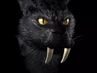 Punch-Cat sabertooth tiger 3D print model