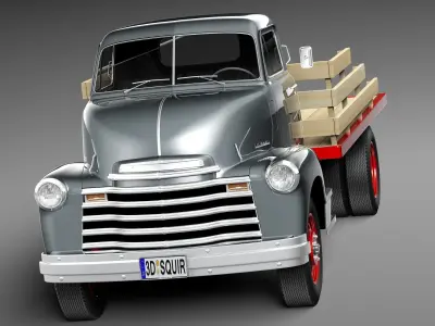 Chevrolet COE Truck 1950 3D model