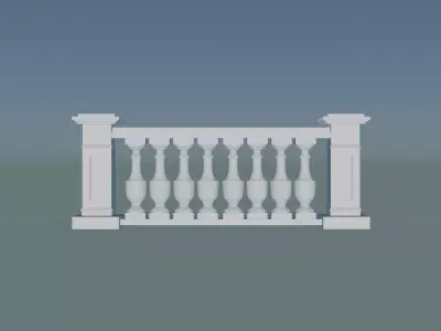 Balustrade 3D print model