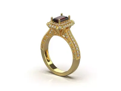 ring code 106 3D print model