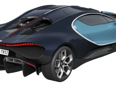 Bugatti Tourbillon 3D model