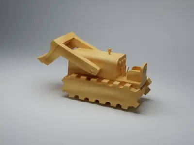 Bulldozer toys 3D print model