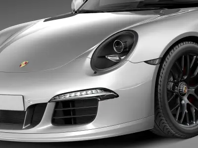 Porsche 911 Carrera GTS Cabrio 2016 3D model