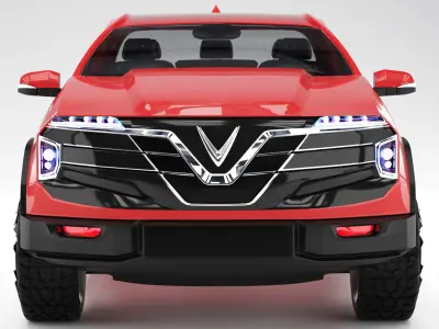 Pickup Truck Vinfast  3D model