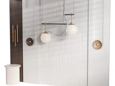 Decorative Wall panel  53 3D model