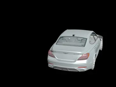 Bentley G70 Low-poly 3D model