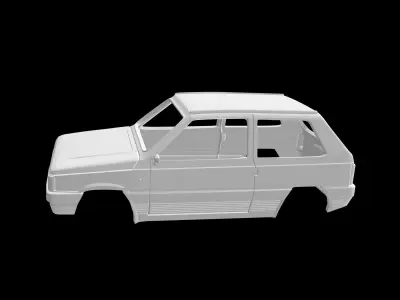Fiat Panda MKI 3D print model