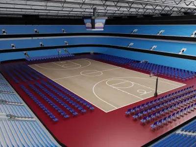 Basketball Stadium 3D model