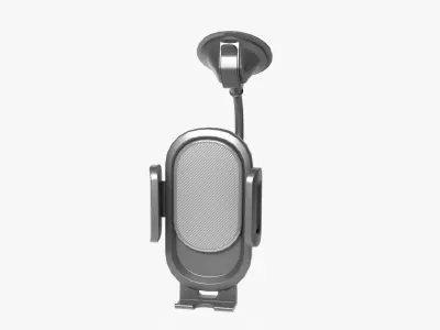 Car Phone Mount Low-poly 3D model