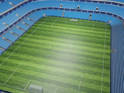 Champions League Stadium Low-poly 3D model