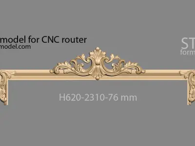 BED luxury for CNC router 3D model