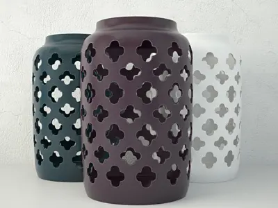 Ceramic Lanterns 3D model