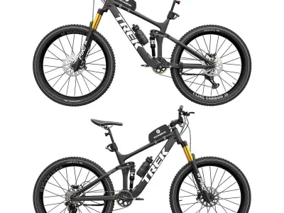 Mountain Bike-Black 3D model