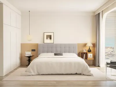 Modern Bedroom 3D model