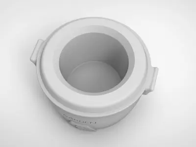 rice cooker pattern vase 3D print model