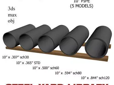 10in Pipe 3D model