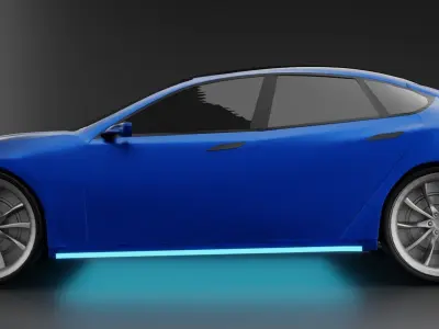 Car tesla 3D Model 3D model