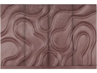 Nebula 3d wall panel 3D model