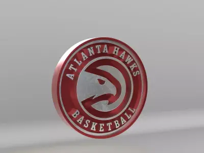 NBA Atlanta Hawks Team Logo 3D model