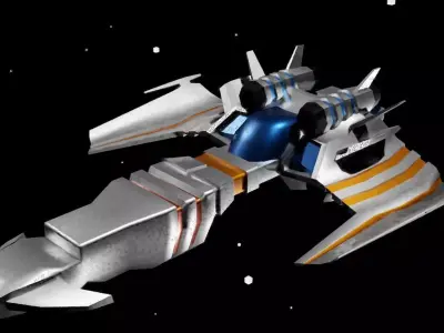 Space Ship Free 3D model