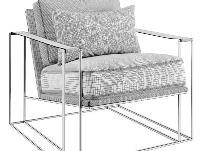 Bellagio Armchair 3D model purchase