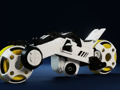 SCI-FI SPORTS BIKE 3D model