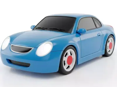 Car Low Poly 3d Model Low-poly 3D model