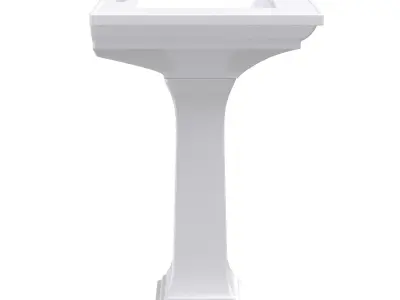 KOHLER K 2268 8 0 Memoirs Pedestal Bathroom Sink 3D model