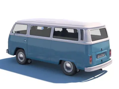 Volkswagen T2 3D model