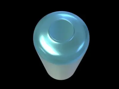 Modern Metallic Vase  3D model