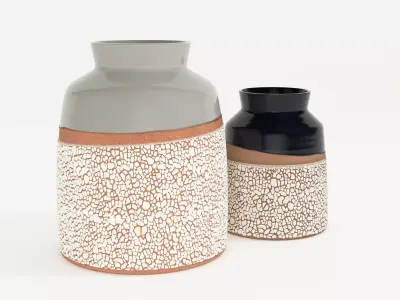 Elegant Decorative Vase 3D model