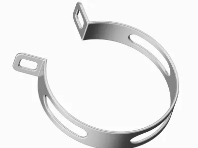 Motorcycle Silencer Bracket 3D print model