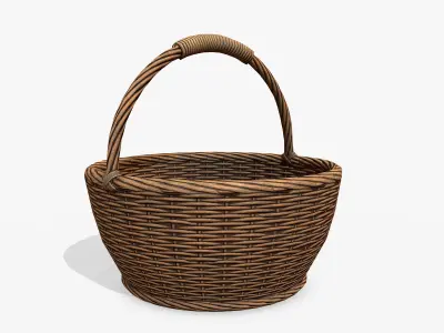 Basket 1 Low-poly 3D model
