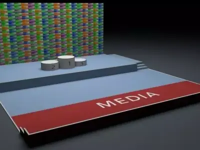 Sport Final Ceremony Award Area Free low-poly 3D model