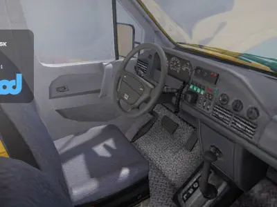 TW School Bus 001 3D model