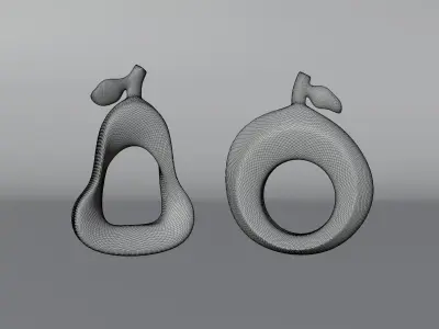 Decorative Apple-Pear 3D model