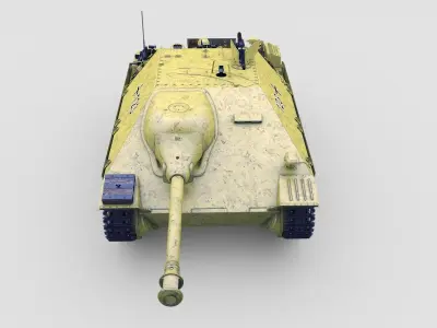 Hetzer german tank 3D model