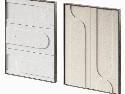 Wall art Arches Modern minimal artwork 3D model