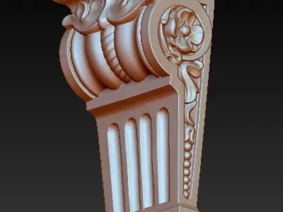 Pack Corbel Decorative Collection 3D model 3D print model